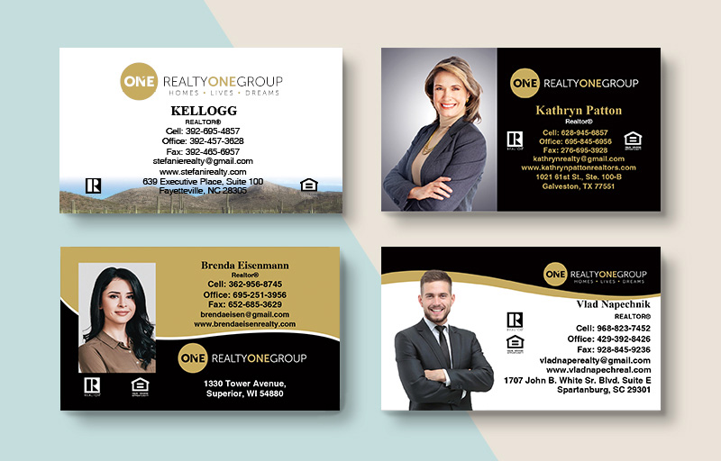 Realty One Group Real Estate Business Card Magnets - Realty One Group  magnets with photo and contact info | BestPrintBuy.com