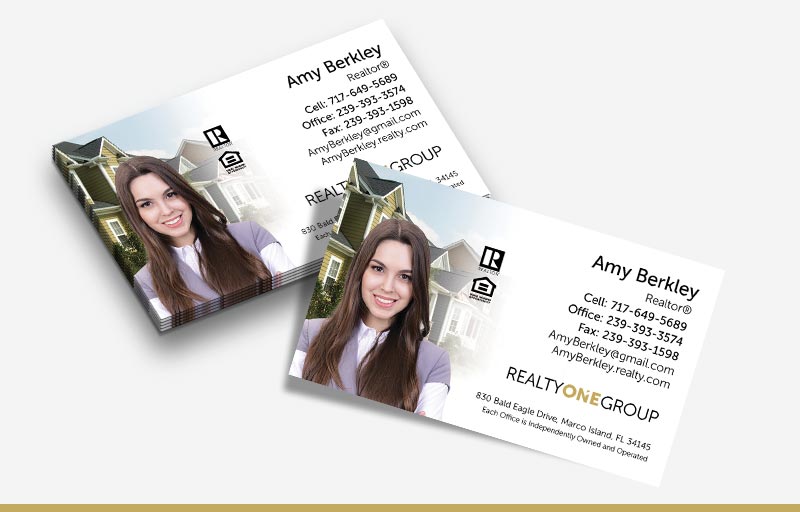 Realty One Group Real Estate Silhouette Business Card Magnets - Realty One Group personalized marketing materials | BestPrintBuy.com