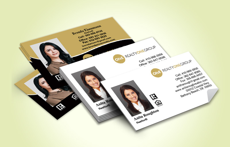 Realty One Group Real Estate Business Card Labels With Photo - Realty One Group marketing materials | BestPrintBuy.com