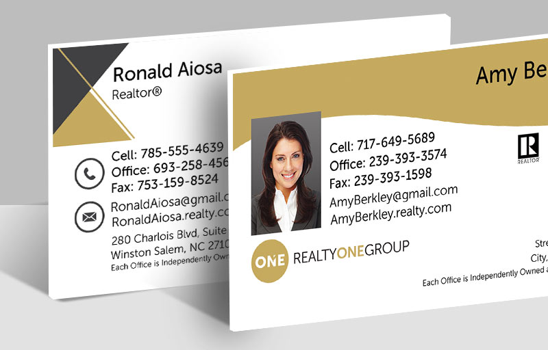 Realty One Group Real Estate Ultra Thick Business Cards - Realty One Group  Thick Stock & Matte Finish Business Cards for Realtors | BestPrintBuy.com