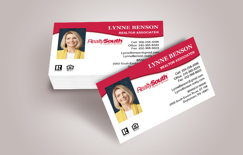 Realty South Real Estate Business Card Magnets With Photo - Realty South  personalized marketing materials | BestPrintBuy.com