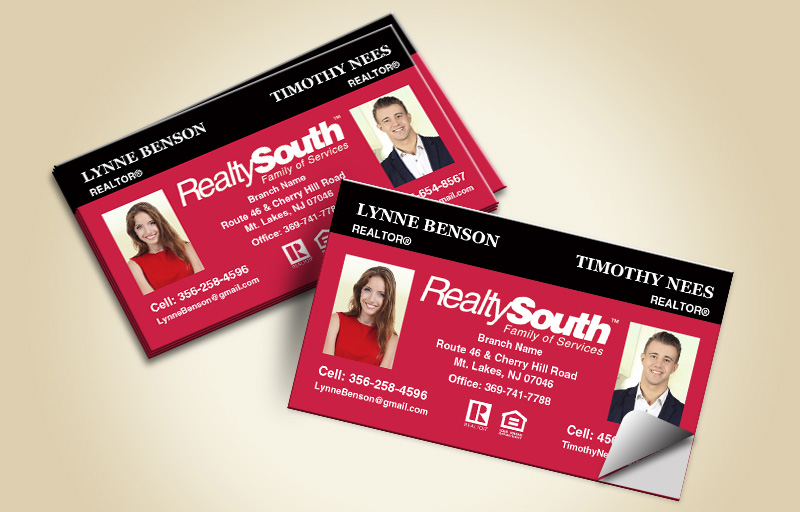 Realty South Real Estate Team Business Card Labels - Realty South marketing materials | BestPrintBuy.com