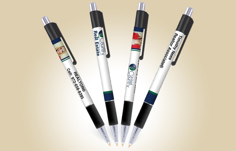 United Country Real Estate Colorama Grip Pens - promotional products | BestPrintBuy.com