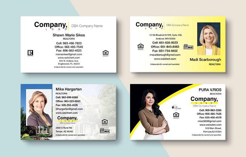 Weichert Real Estate Business Card Magnets - Weichert  magnets with photo and contact info | BestPrintBuy.com