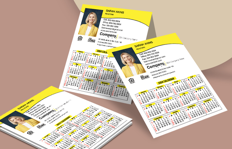 Weichert Real Estate Mini Business Card Calendar Magnets