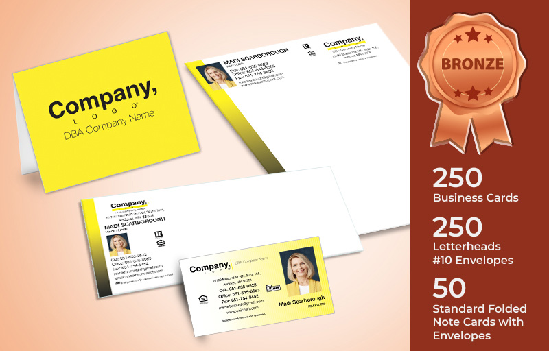 Weichert Real Estate Bronze Agent Package - Weichert personalized business cards, letterhead, envelopes and note cards | BestPrintBuy.com