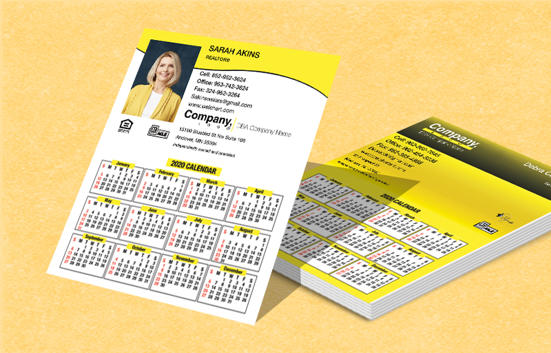 Weichert Real Estate Mini Business Card Calendar Magnets - Weichert  2019 calendars | BestPrintBuy.com