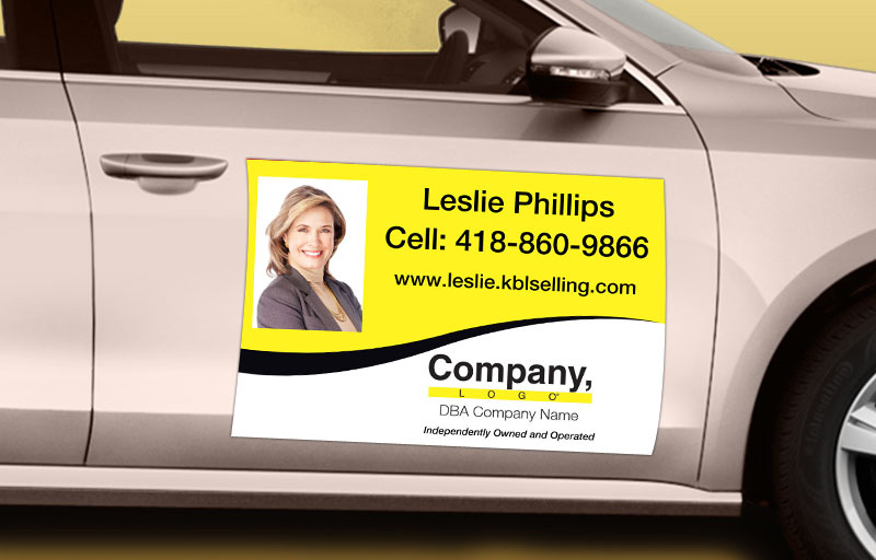 Weichert Real Estate 12 x 18 with Photo Car Magnets - Weichert approved vendor custom car magnets for realtors | BestPrintBuy.com