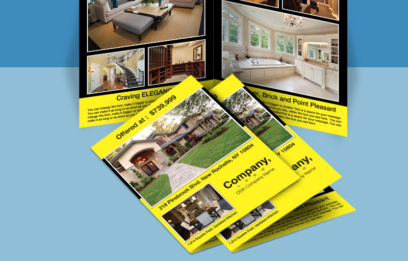 Weichert Real Estate - Four sided flyers BestPrintBuy.com