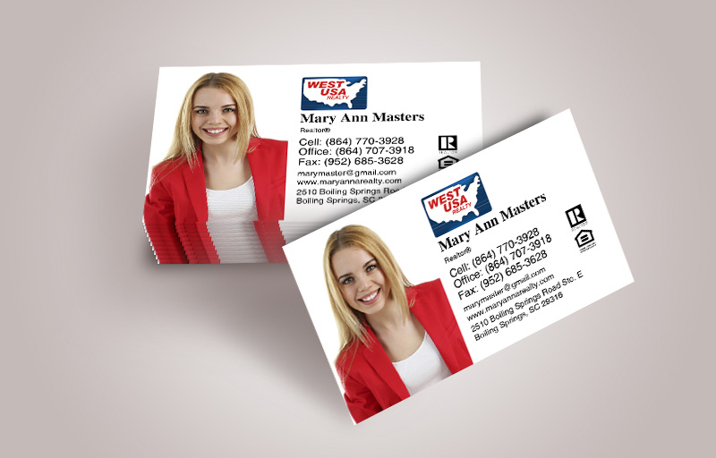 West USA Realty Real Estate Business Card Magnets With Photo - West USA Realty  personalized marketing materials | BestPrintBuy.com
