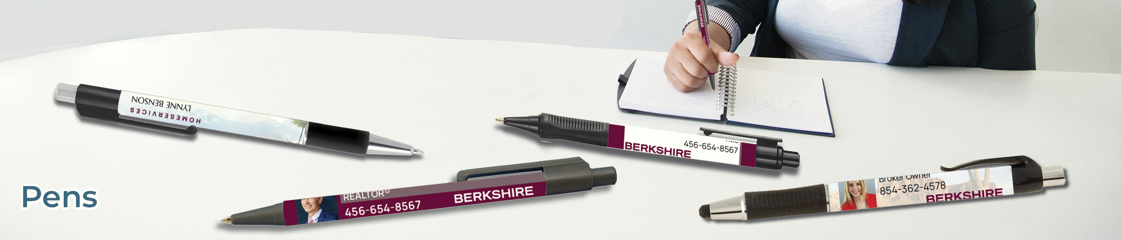 Berkshire Hathaway Real Estate Pens - Berkshire Hathaway  personalized realtor promotional products | BestPrintBuy.com