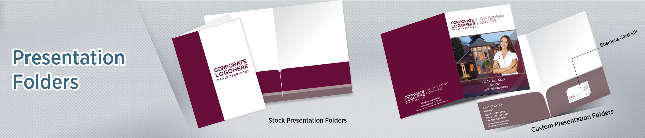 Berkshire Hathaway Real Estate Presentation Folders - folders | BestPrintBuy.com