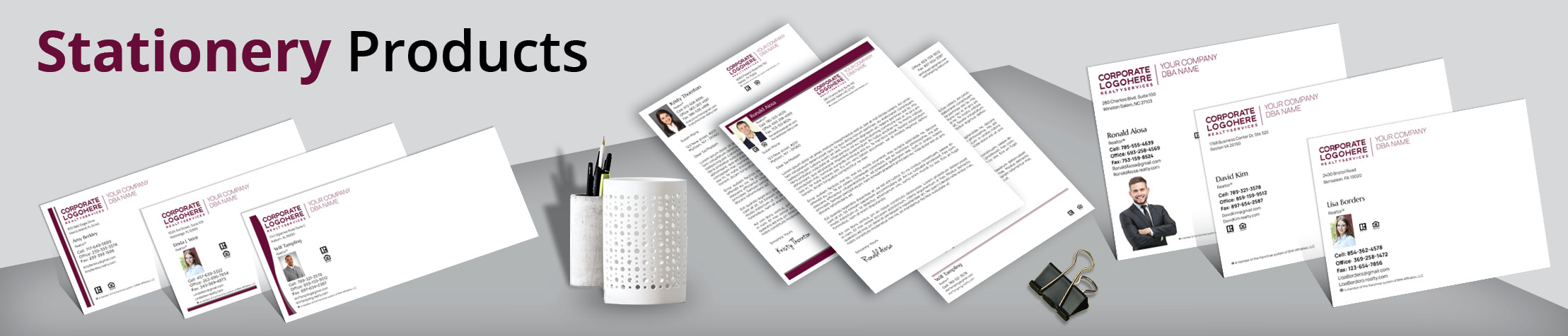 Berkshire Hathaway Real Estate Stationery Products - - Custom Letterhead & Envelopes Stationery Products for Realtors | BestPrintBuy.com