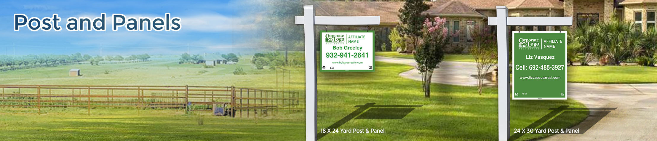 Better Homes and GardensReal Estate Post and Panel - Better Homes and Gardens real estate signs | BestPrintBuy.com