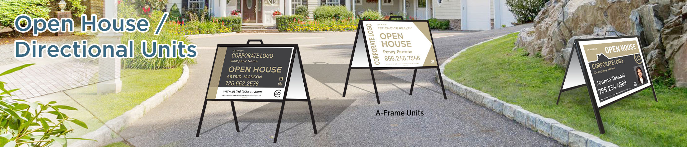 Century 21 Real Estate Open House/Directional Units - Century 21  directional real estate signs | BestPrintBuy.com