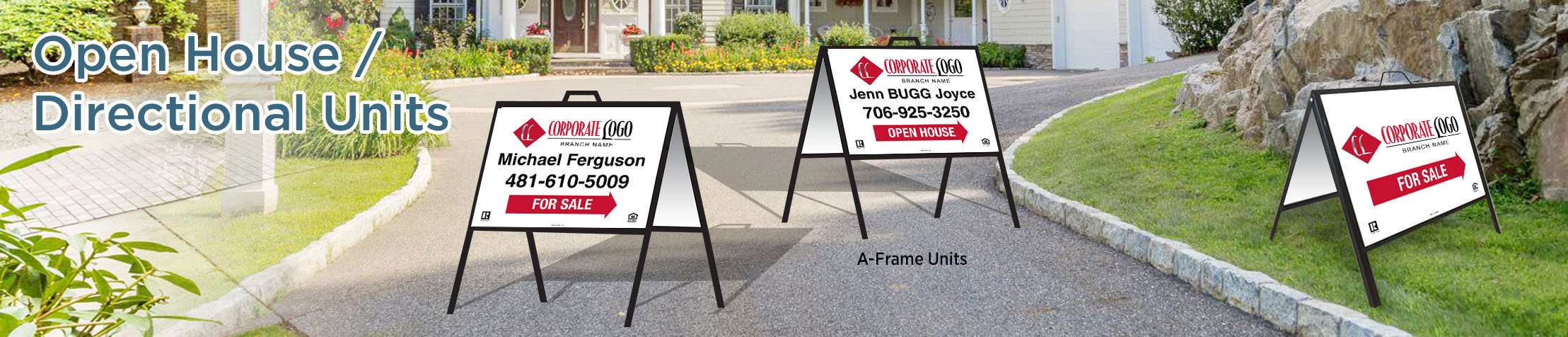 HomeSmart Real Estate Open House/Directional Units - HomeSmart  directional real estate signs | BestPrintBuy.com