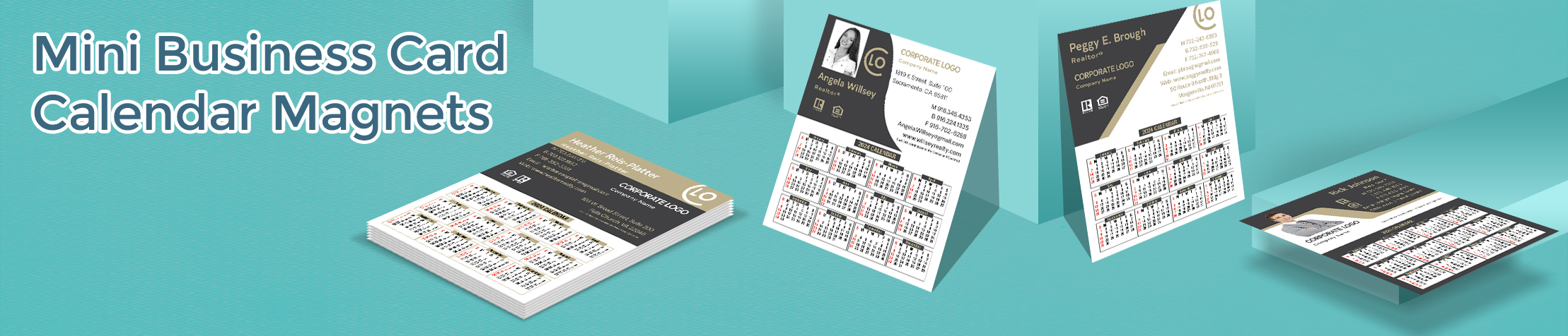 Century 21 Real Estate Mini Business Card Calendar Magnets - Century 21 2019 calendars with photo and contact info, 3.5” by 4.25” | BestPrintBuy.com