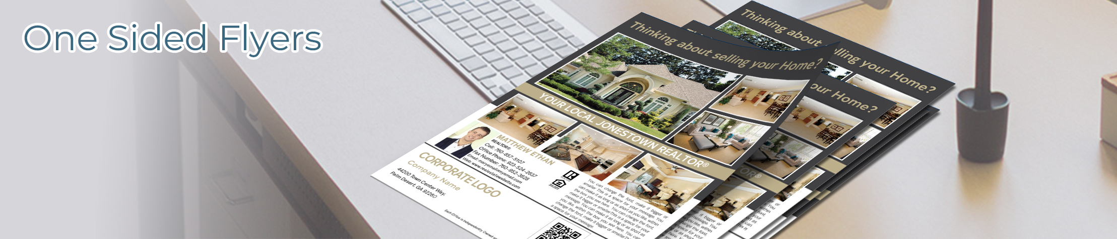 Century 21 Real Estate Flyers and Brochures - Century 21 one-sided flyer templates for open houses and marketing | BestPrintBuy.com