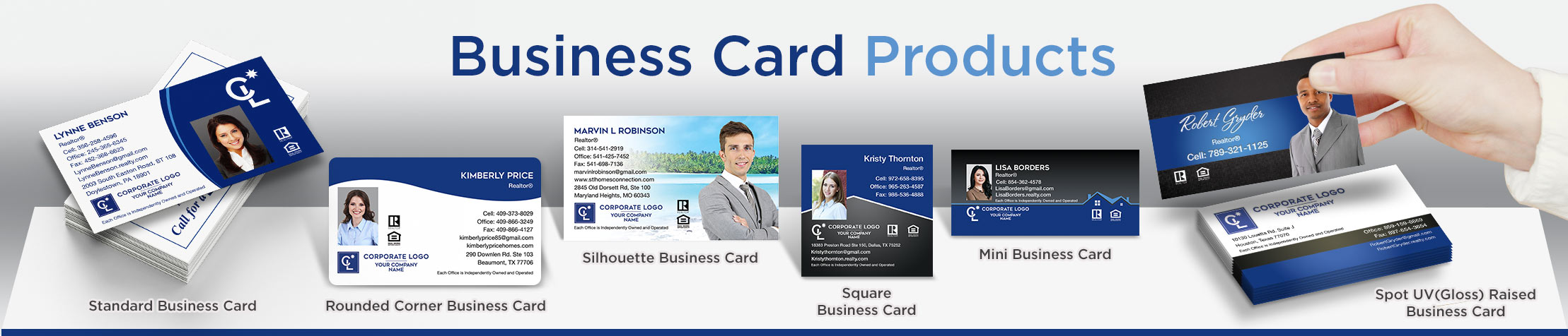 Coldwell Banker Real Estate Business Card Products - Coldwell Banker  - Unique, Custom Business Cards Printed on Quality Stock with Creative Designs for Realtors | BestPrintBuy.com