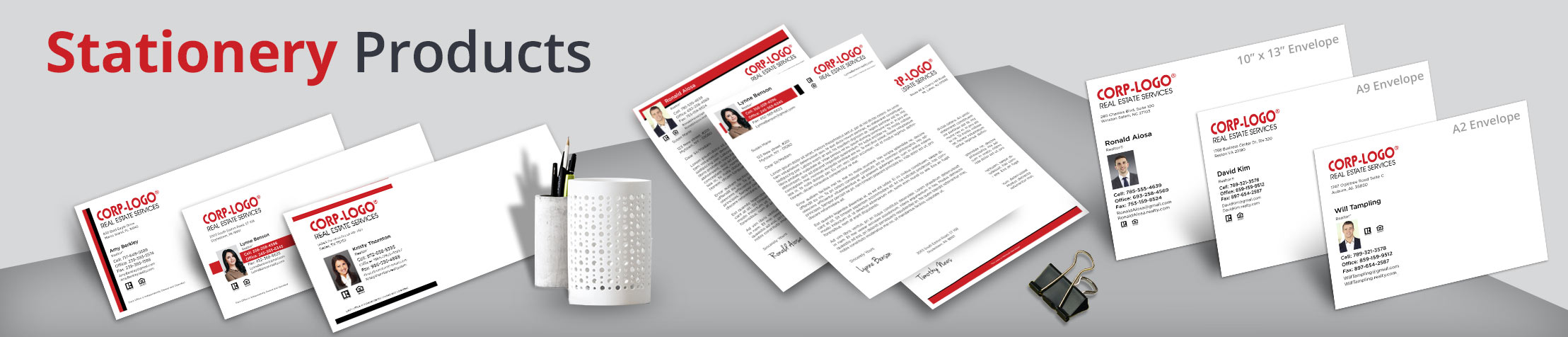 Crye Leike Real Estate Stationery Products - Custom Letterhead & Envelopes Stationery Products for Realtors | BestPrintBuy.com