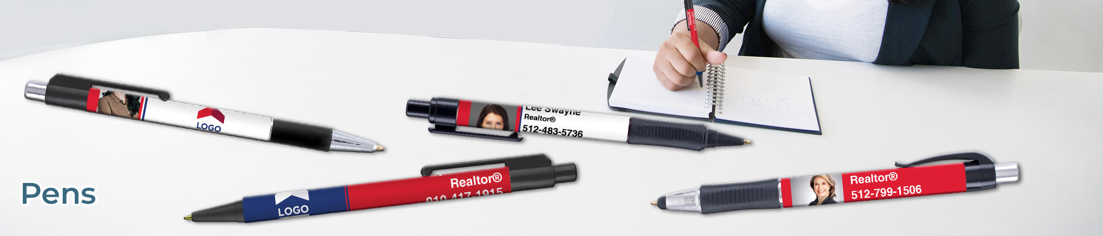 ERA Real Estate Personalized Pens - promotional products: Grip Write Pens, Colorama Pens, Vision Touch Pens, and Colorama Grip Pens | BestPrintBuy.com