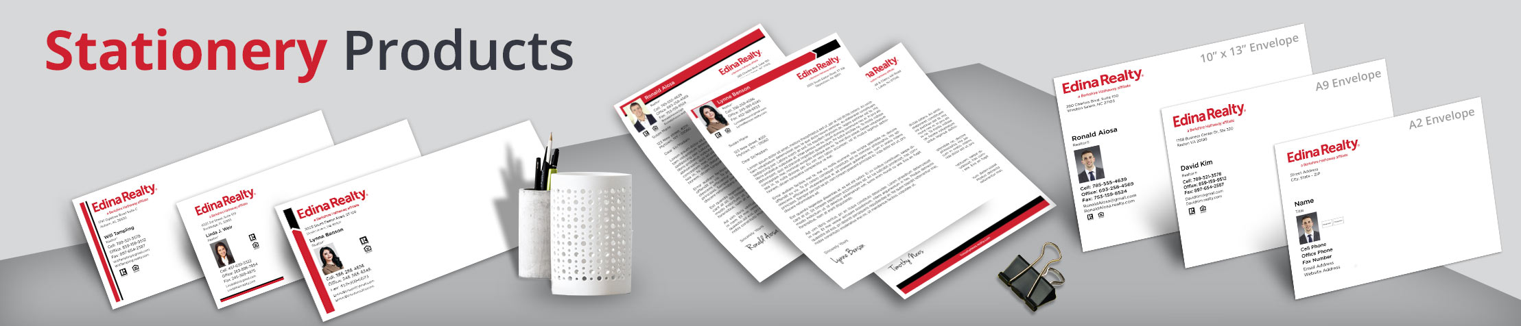 Edina Realty Real Estate Stationery Products - Custom Letterhead & Envelopes Stationery Products for Realtors | BestPrintBuy.com