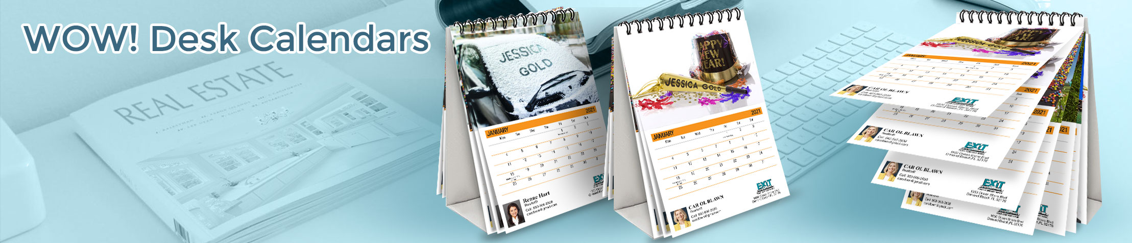Exit Realty  WOW! Desk Calendars - Exit Realty approved vendor 2019 calendars with personalized photos | BestPrintBuy.com