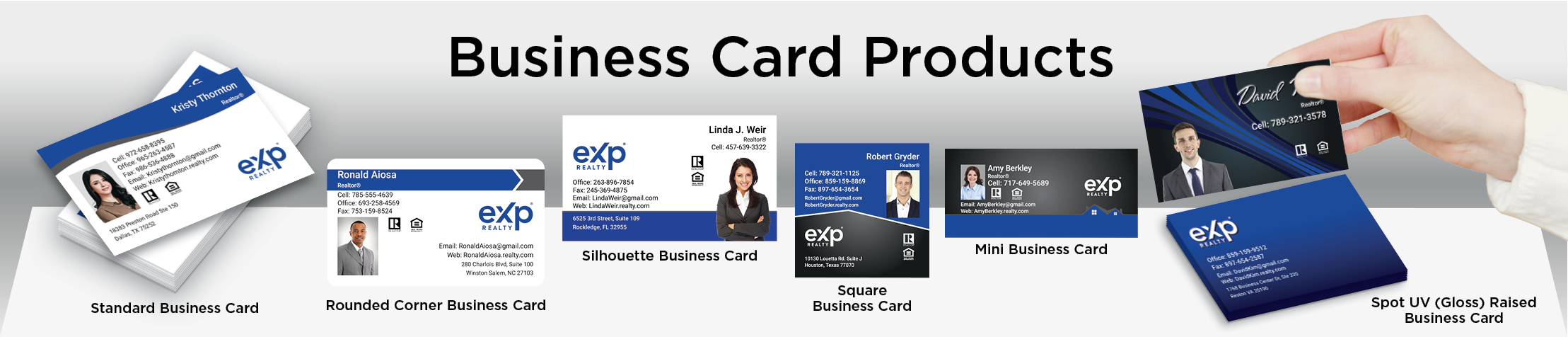 eXp Realty Real Estate Business Card Products - eXp Realty  - Unique, Custom Business Cards Printed on Quality Stock with Creative Designs for Realtors | BestPrintBuy.com