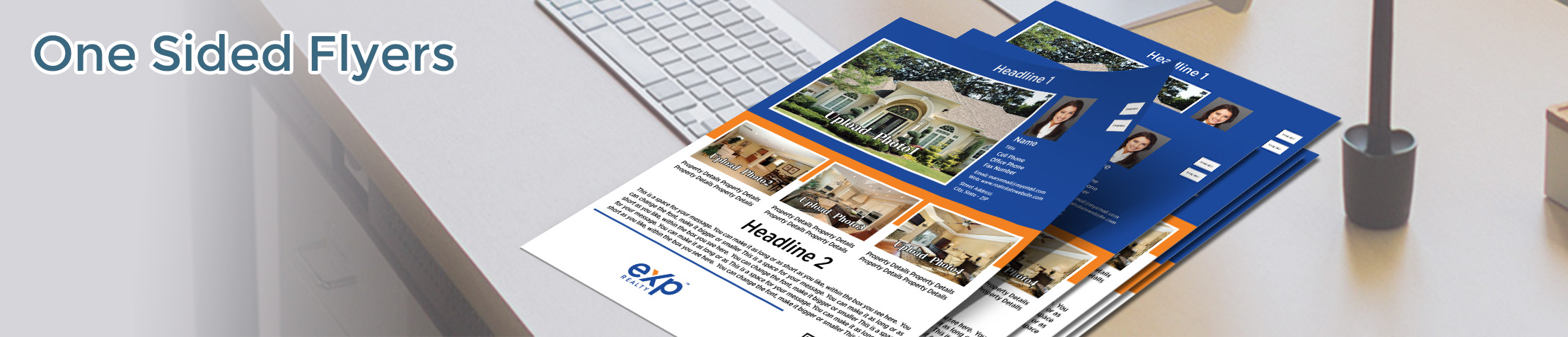  Real Estate Flyers and Brochures -  one-sided flyer templates for open houses and marketing | BestPrintBuy.com