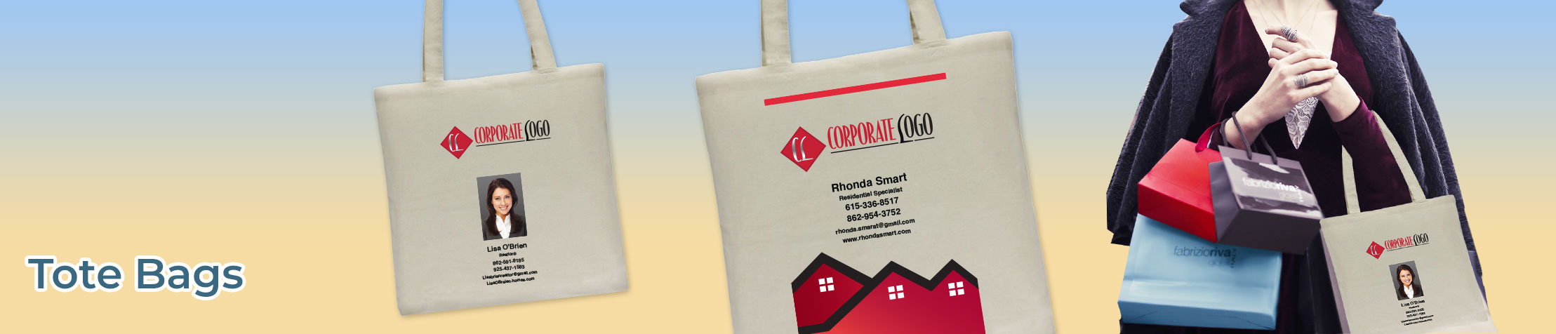 HomeSmart Real Estate Tote Bags - HomeSmart Real Estate  personalized realtor promotional products | BestPrintBuy.com