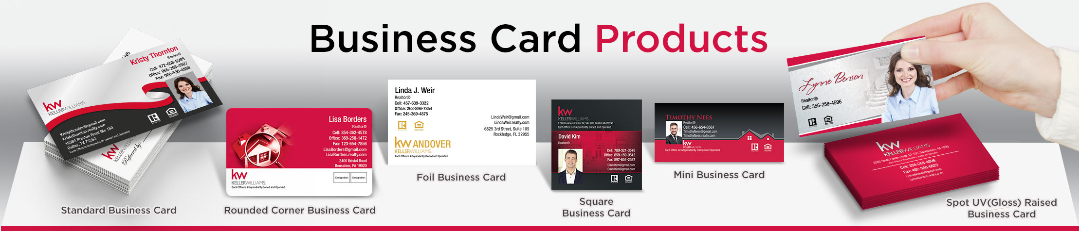 Keller Williams Real Estate Business Card Products - KW Approved Vendor - Unique, Custom Business Cards Printed on Quality Stock with Creative Designs for Realtors | BestPrintBuy.com