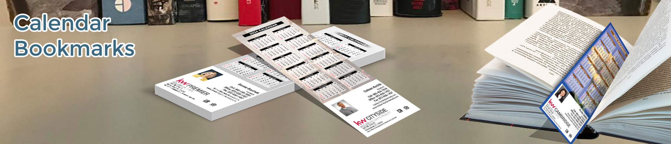 Keller Williams Real Estate Calendar Bookmarks - KW approved vendor 2019 calendars printed on book markers | BestPrintBuy.com
