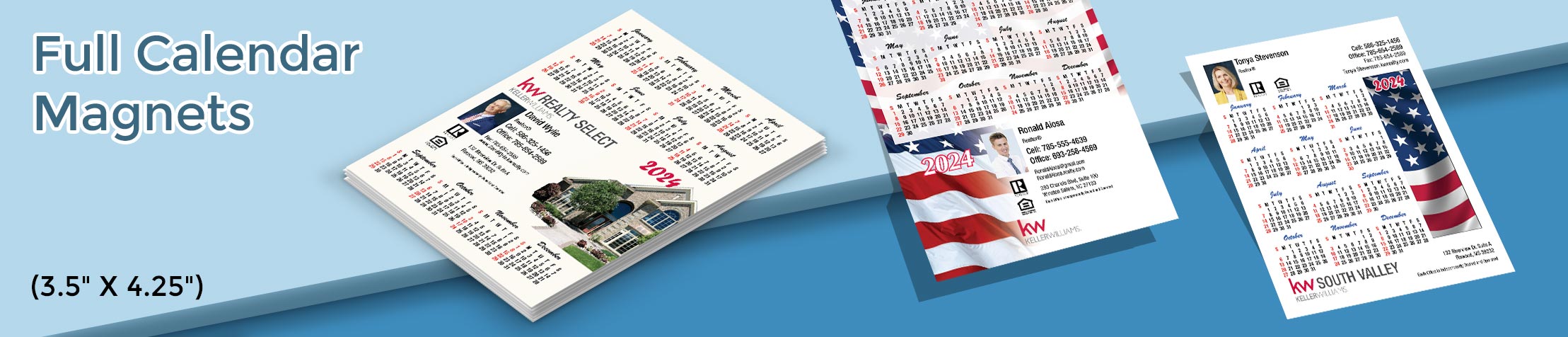 Keller Williams Real Estate Full Calendar Magnets - KW approved vendor 2019 calendars, 3.5” by 4.25” | BestPrintBuy.com