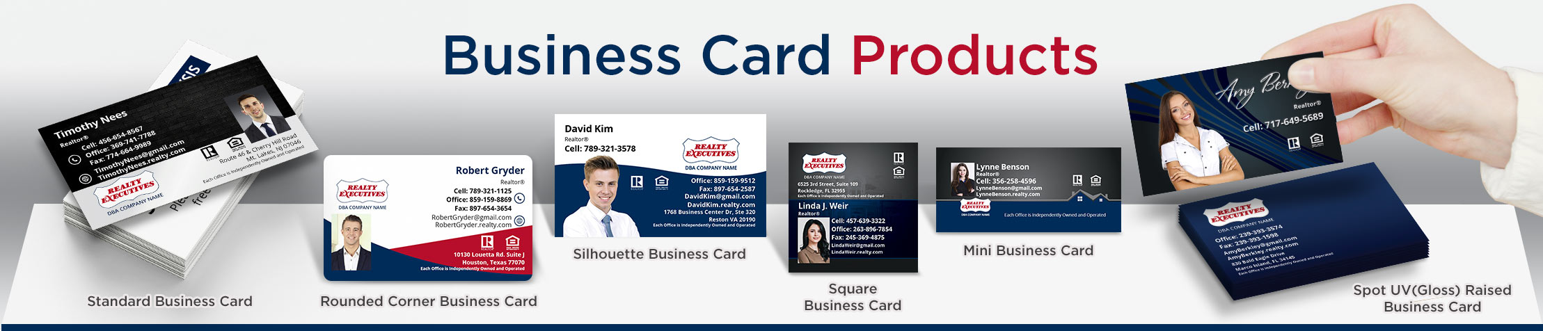 Realty Executives Real Estate Business Card Products - Realty Executives  - Unique, Custom Business Cards Printed on Quality Stock with Creative Designs for Realtors | BestPrintBuy.com