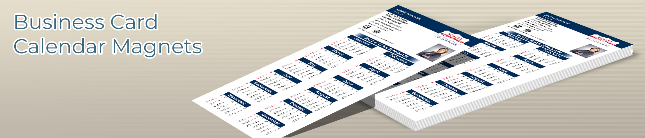 Realty Executives Real Estate Business Card Calendar Magnets - Realty Executives  2019 calendars with photo and contact info | BestPrintBuy.com