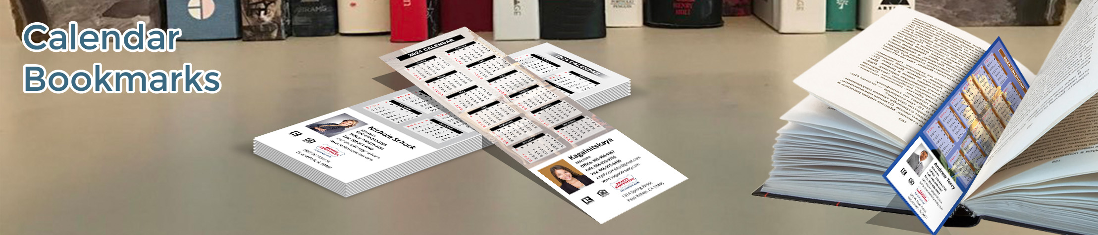 Realty Executives Real Estate Calendar Bookmarks - Realty Executives  2019 calendars printed on book markers | BestPrintBuy.com