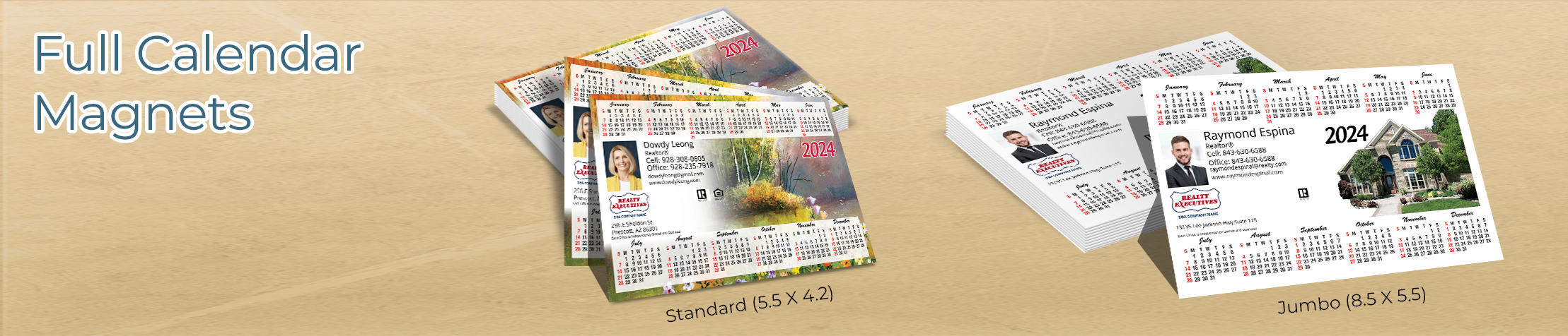 Realty Executives Real Estate Full Calendar Magnets - Realty Executives  2019 calendars in Standard or Jumbo Size | BestPrintBuy.com