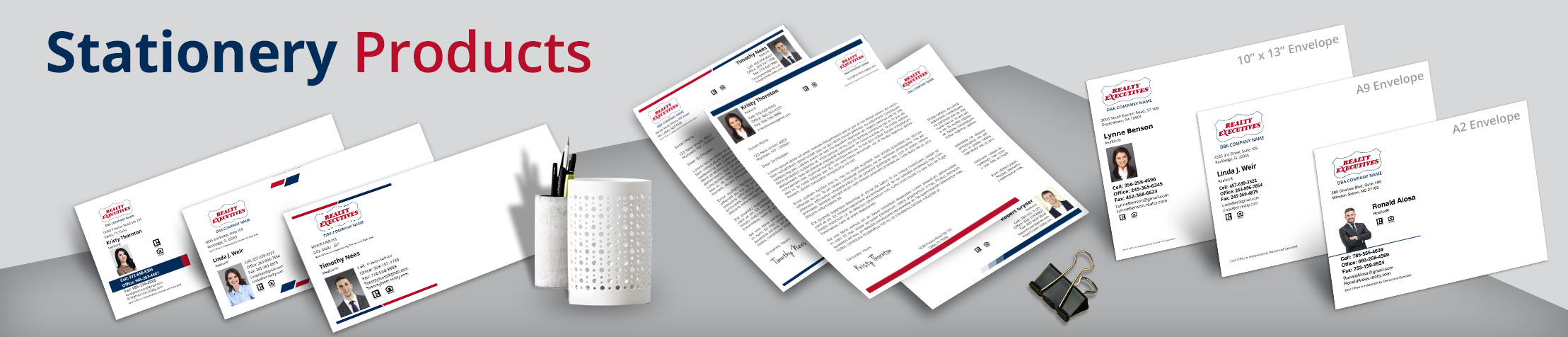 Realty Executives Real Estate Stationery Products - Custom Letterhead & Envelopes Stationery Products for Realtors | BestPrintBuy.com