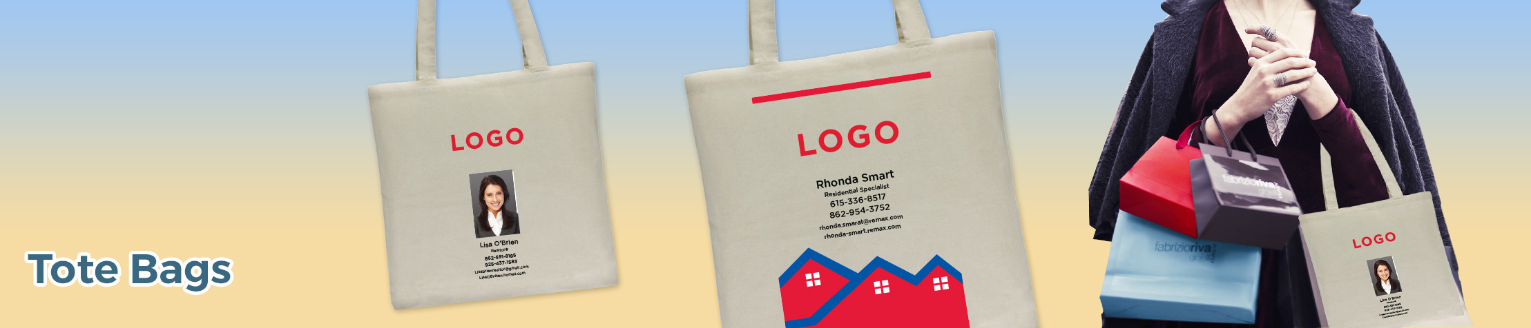 RE/MAX Real Estate Tote Bags - RE/MAX  personalized realtor promotional products | BestPrintBuy.com