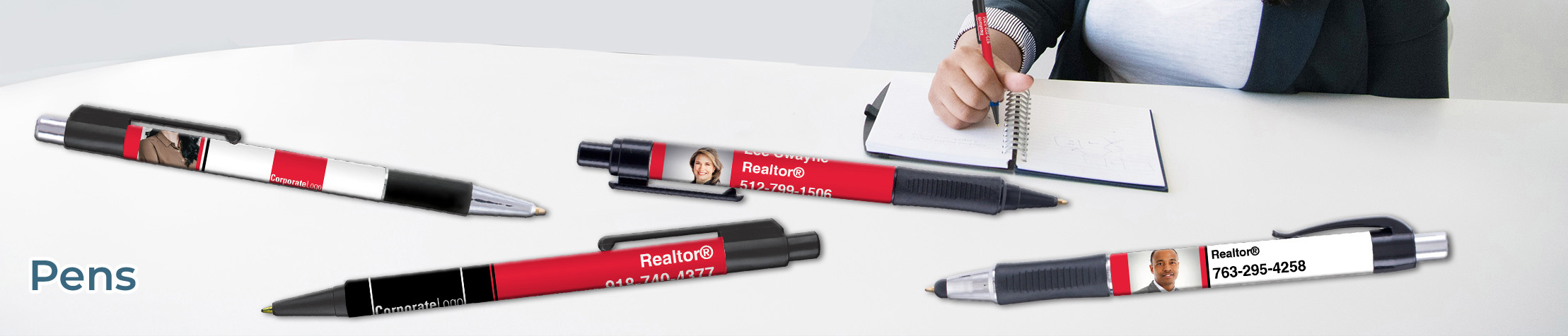 Real Living Real Estate Pens - Real Living Real Estate  personalized realtor promotional products | BestPrintBuy.com