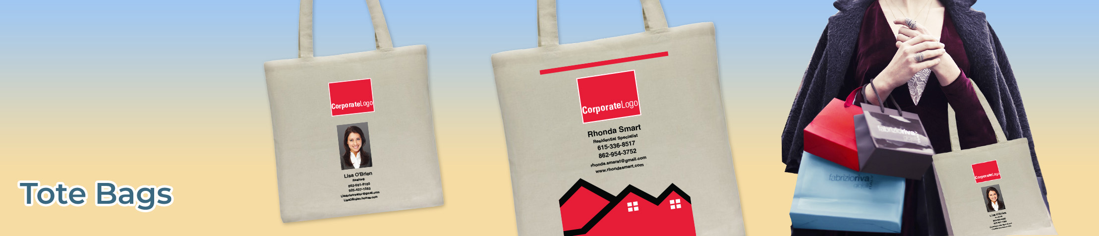 Real Living Real Estate Tote Bags - Real Living Real Estate  personalized realtor promotional products | BestPrintBuy.com