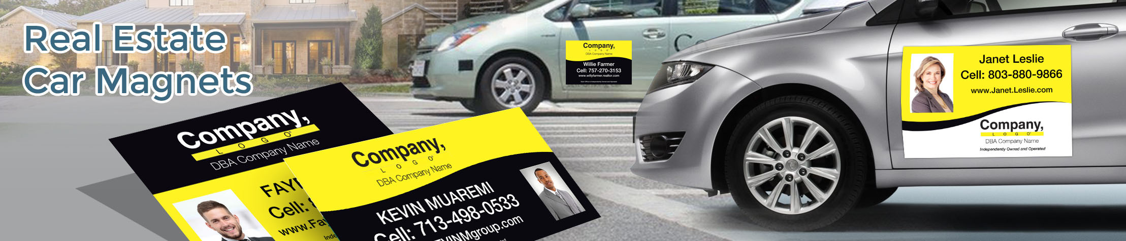 Weichert Real Estate Car Magnets - Weichert  custom car magnets for realtors, with or without photo | BestPrintBuy.com