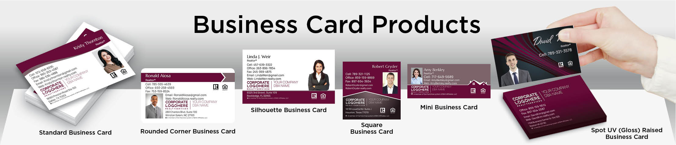 Berkshire Hathaway Real Estate Business Card Products - Berkshire Hathaway  - Unique, Custom Business Cards Printed on Quality Stock with Creative Designs for Realtors | BestPrintBuy.com