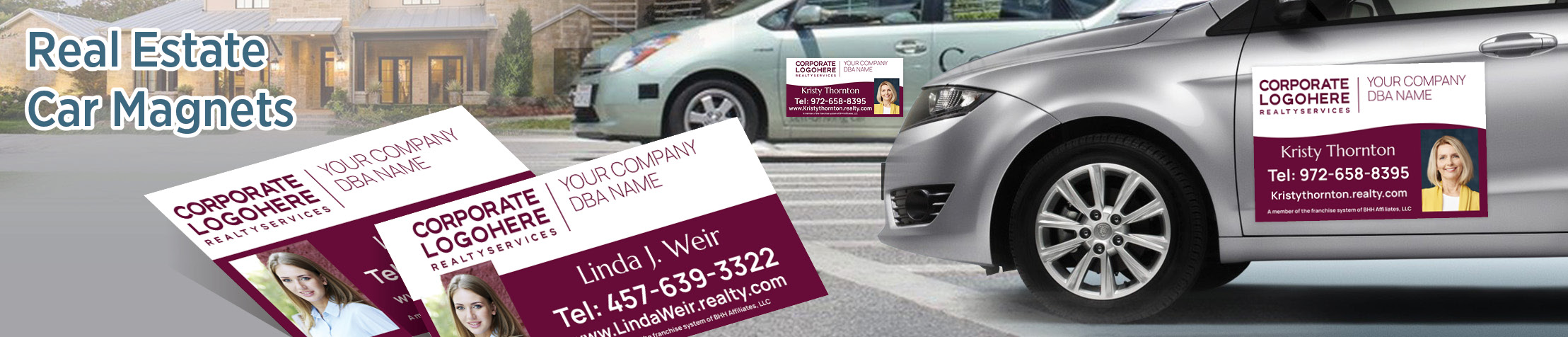 Berkshire Hathaway Real Estate Car Magnets - Berkshire Hathaway  custom car magnets for realtors, with or without photo | BestPrintBuy.com