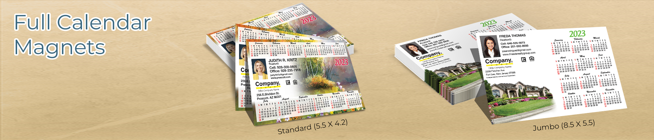 Weichert Real Estate Full Calendar Magnets - Weichert 2019 calendars in Standard or Jumbo Size | BestPrintBuy.com
