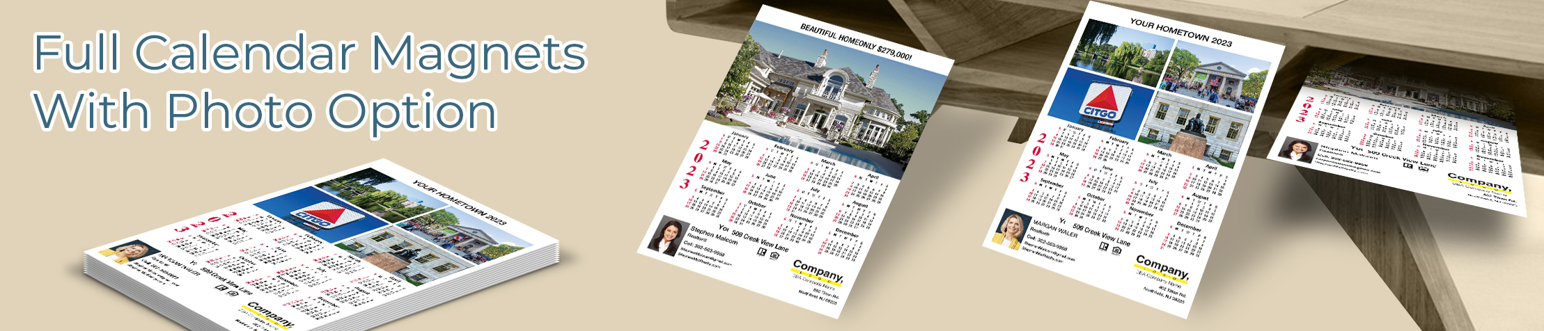 Weichert Real Estate Full Calendar Magnets With Photo Option - Weichert  2019 calendars, full-color | BestPrintBuy.com