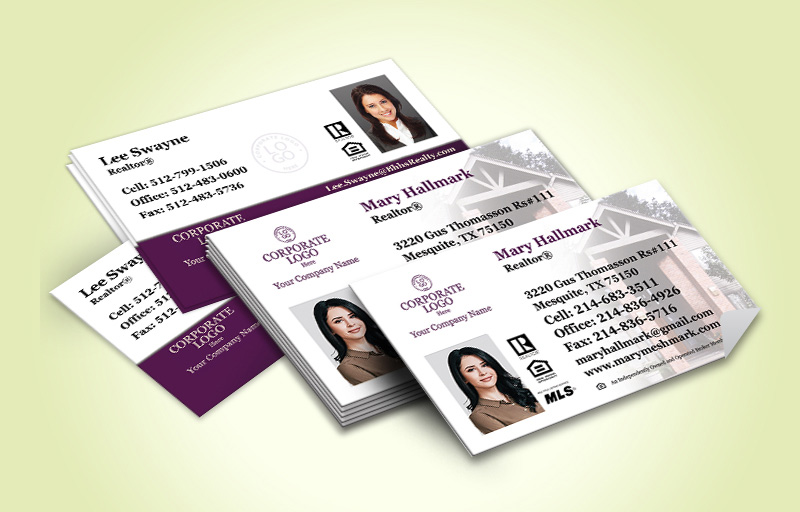 Berkshire Hathaway Real Estate Business Card Labels With Photo - Berkshire Hathaway marketing materials | BestPrintBuy.com