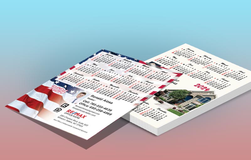 RE/MAX Real Estate Full Calendar Magnets - Vertical - 3.5” x 4.25” - remax approved vendor 2019 calendars | BestPrintBuy.com