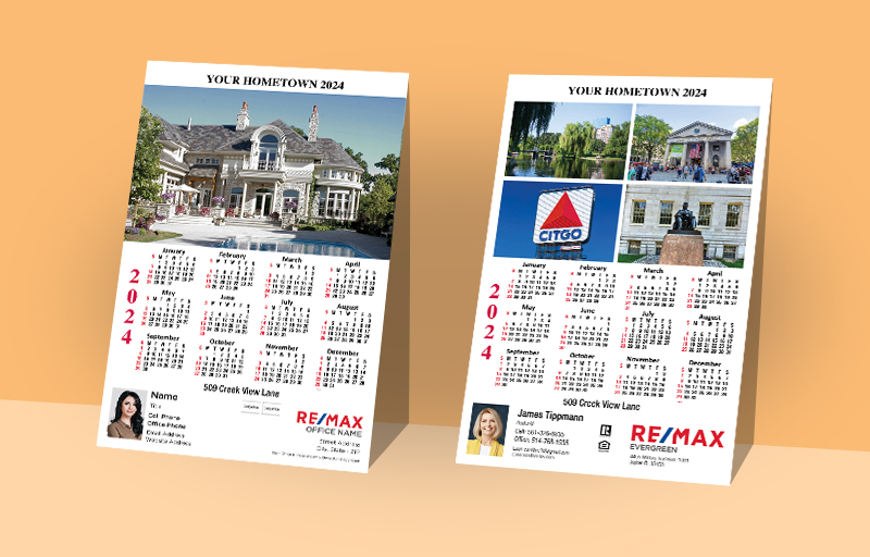 RE/MAX Real Estate Full Calendar Magnets With Photo Option - remax approved vendor 2019 calendars | BestPrintBuy.com