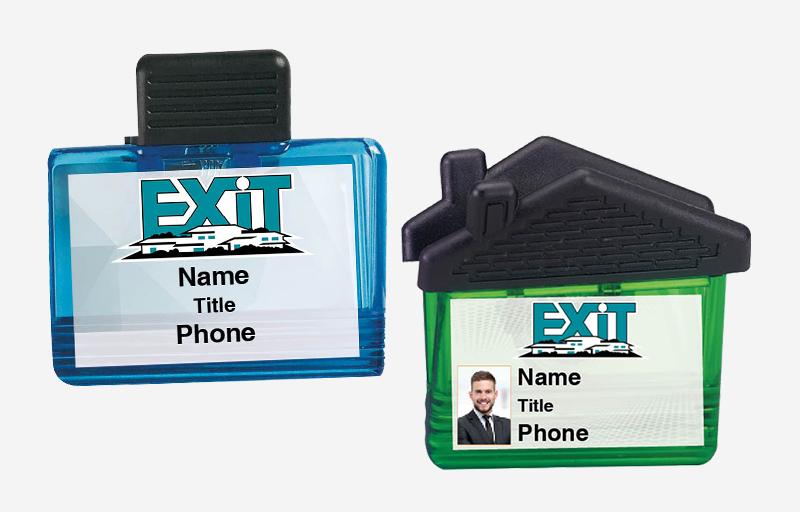 Exit Realty Real Estate Clips - personalized promotional products | BestPrintBuy.com